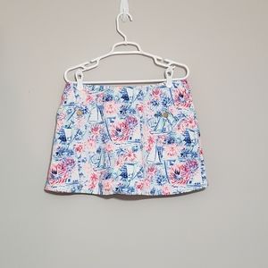 Lilly Pulitzer Sea to Shining Sea Madison Skort L